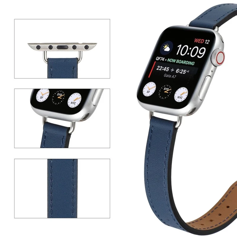 Mega fantastisch Universell Apple Echtes Leder armband