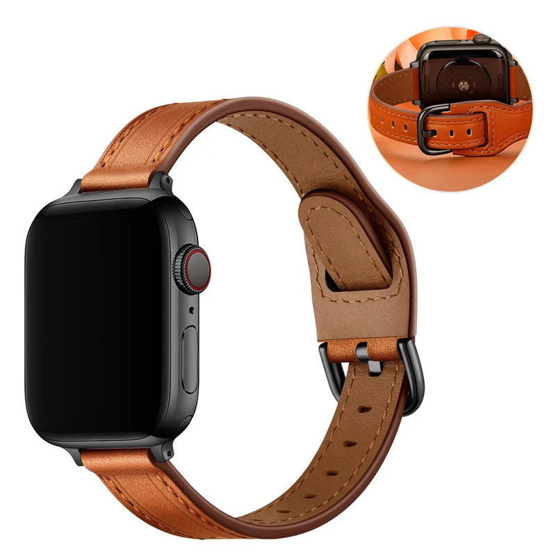 Unglaublich stark Universell Apple Echtes Leder armband