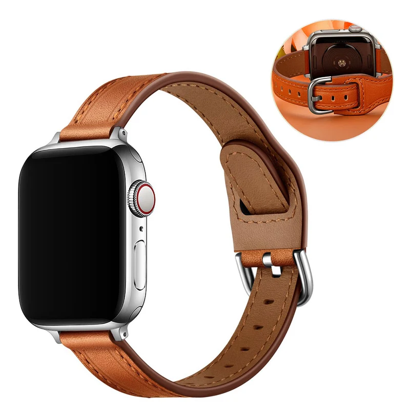 Unglaublich stark Universell Apple Echtes Leder armband