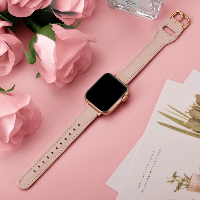 Unglaublich stark Universell Apple Echtes Leder armband