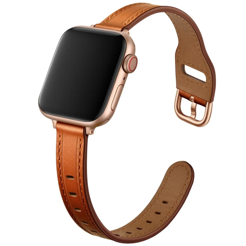 Unglaublich stark Universell Apple Echtes Leder armband