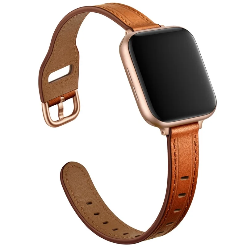 Unglaublich stark Universell Apple Echtes Leder armband