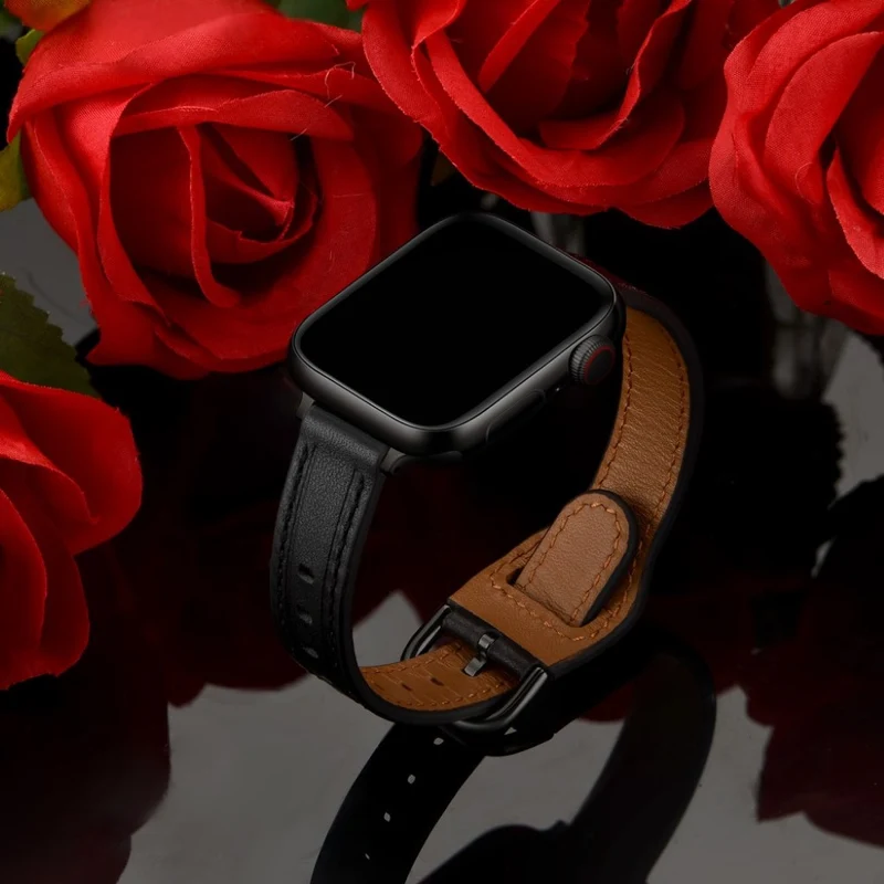 Unglaublich stark Universell Apple Echtes Leder armband