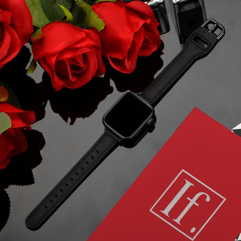 Unglaublich stark Universell Apple Echtes Leder armband