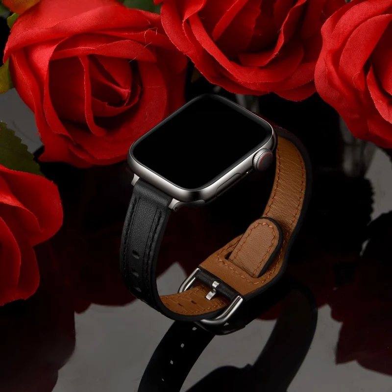 Unglaublich stark Universell Apple Echtes Leder armband