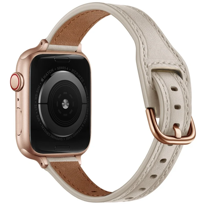 Unglaublich stark Universell Apple Echtes Leder armband