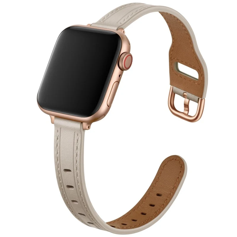Unglaublich stark Universell Apple Echtes Leder armband