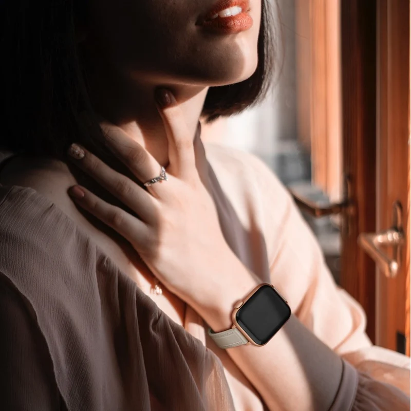 Unglaublich stark Universell Apple Echtes Leder armband