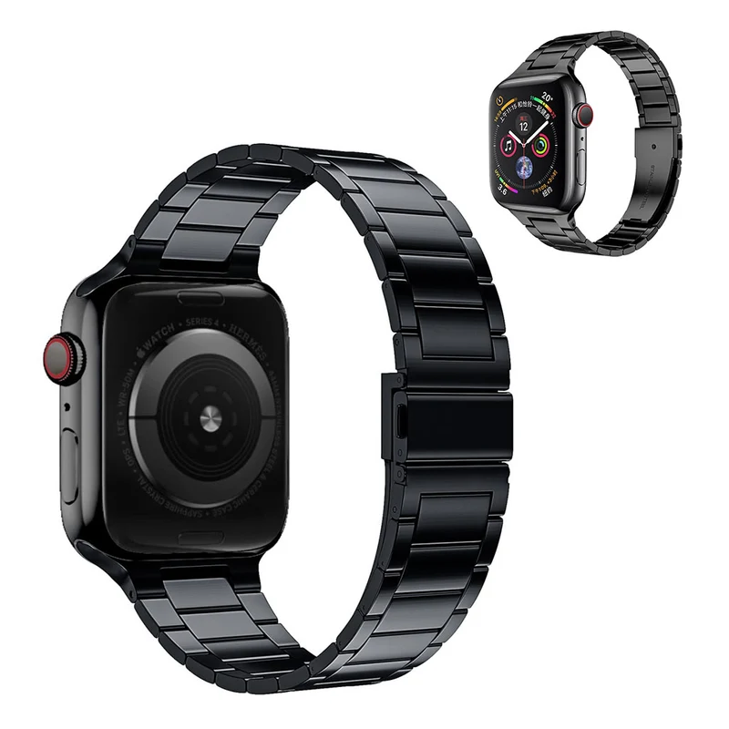 Auffallend stilvoll Universell Apple Metall armband