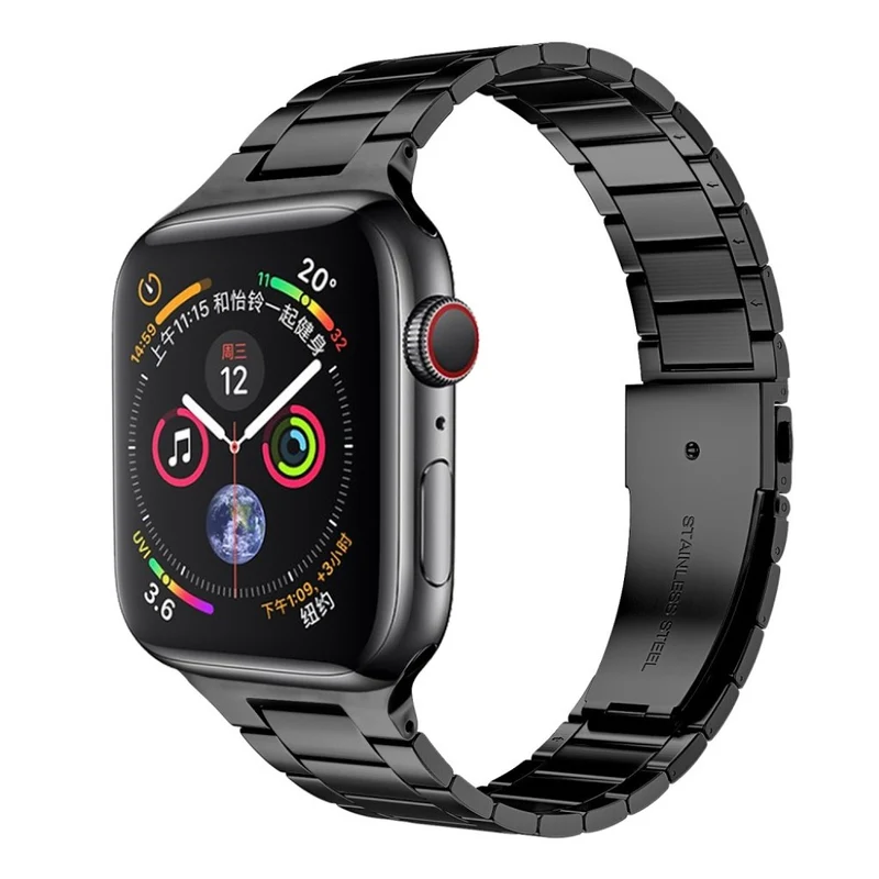 Auffallend stilvoll Universell Apple Metall armband