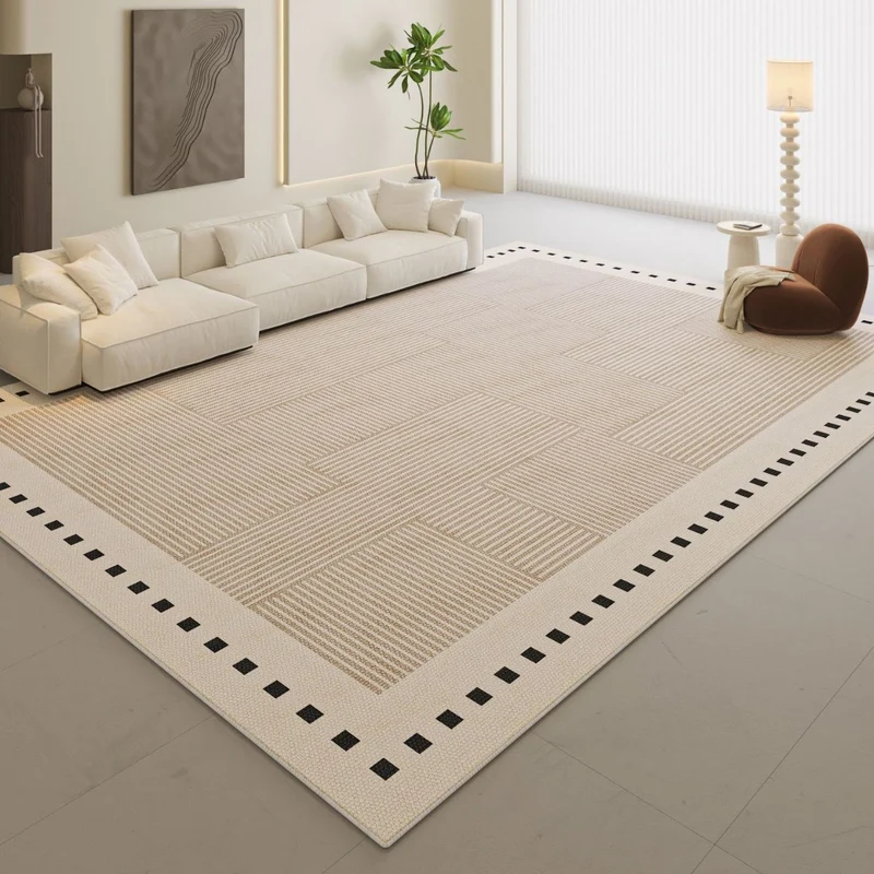 Minimalistischer strukturierter Teppich