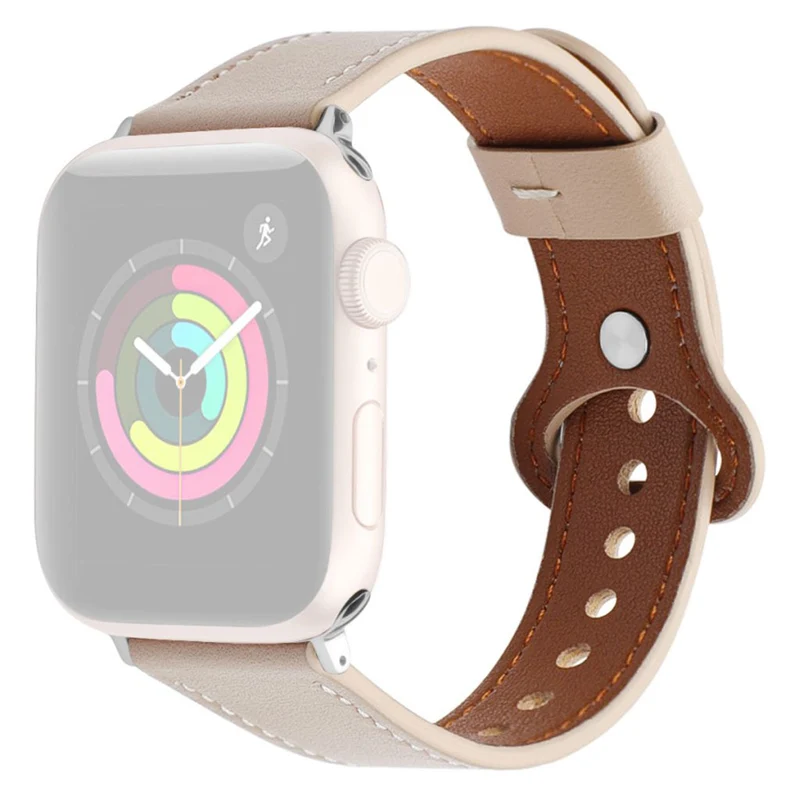 Auffallend schön Universell Apple Echtes Leder armband