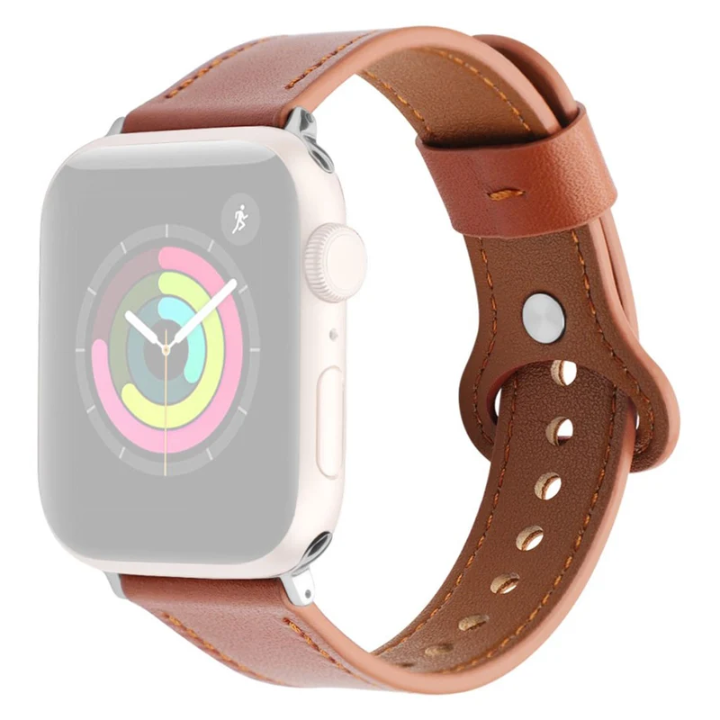 Auffallend schön Universell Apple Echtes Leder armband