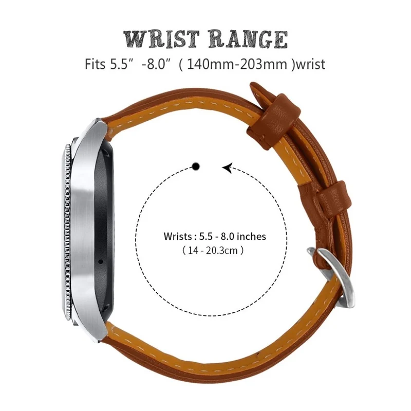 Sehr langlebig Universell Echtes Leder armband