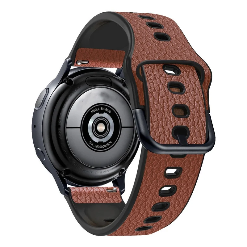Super cool Universell Kunstleder und Silikon / TPU armband