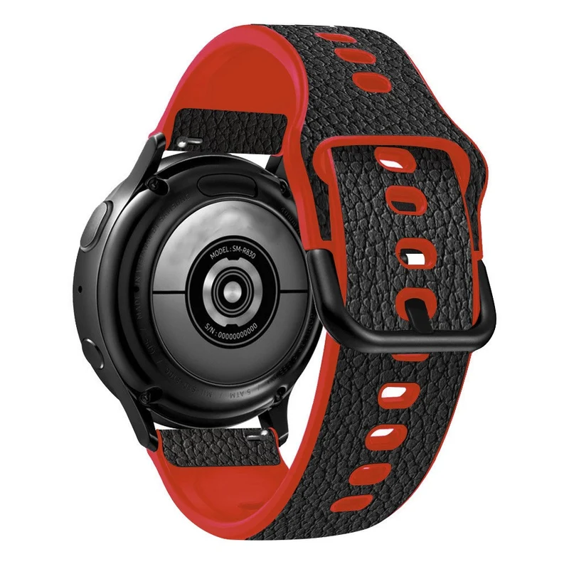 Super cool Universell Kunstleder und Silikon / TPU armband