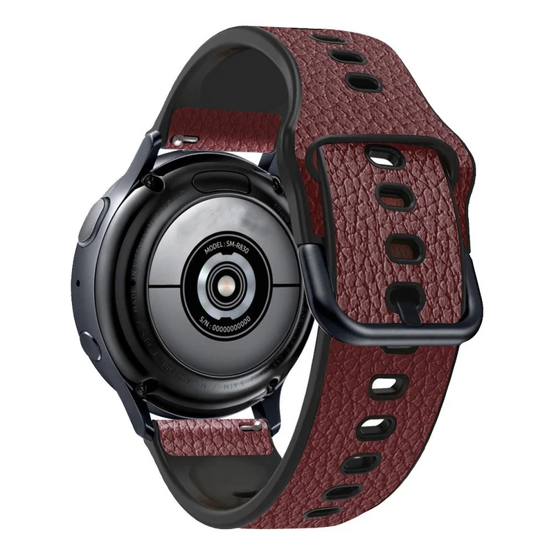 Super cool Universell Kunstleder und Silikon / TPU armband
