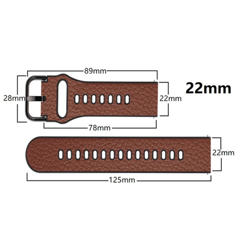 Super cool Universell Kunstleder und Silikon / TPU armband