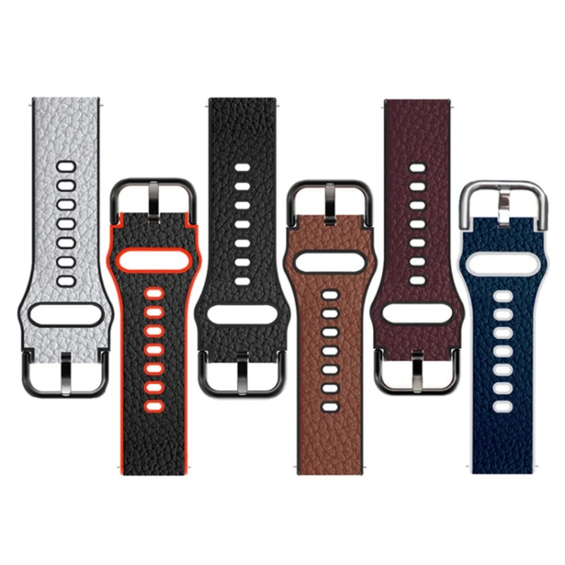 Super cool Universell Kunstleder und Silikon / TPU armband