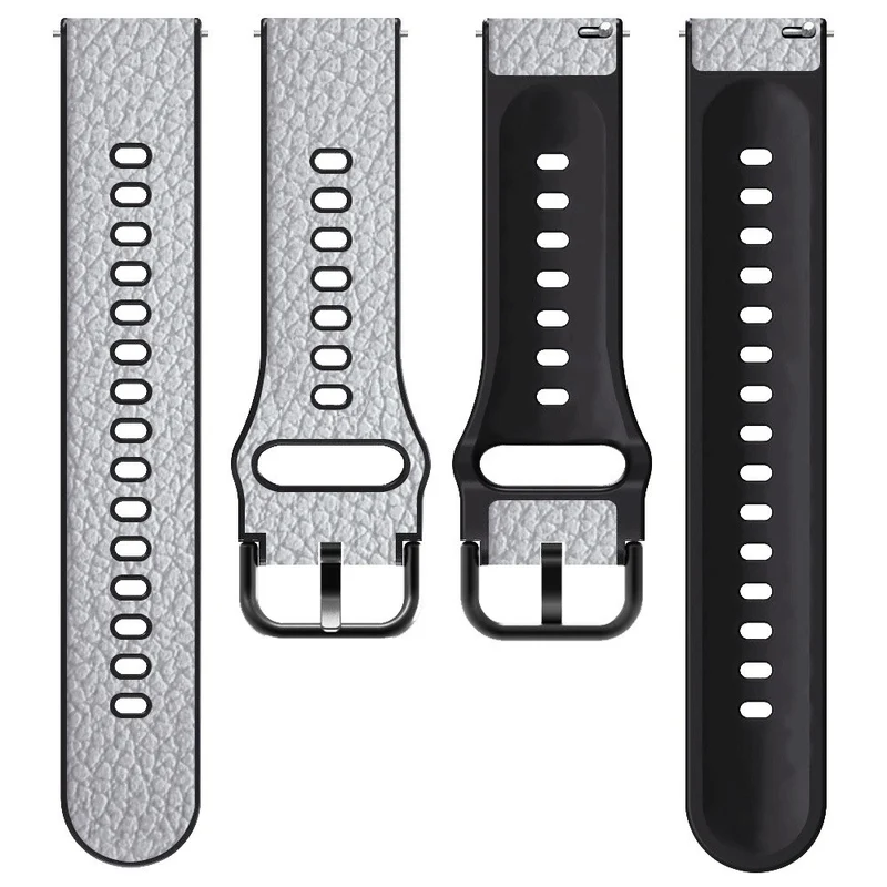 Super cool Universell Kunstleder und Silikon / TPU armband