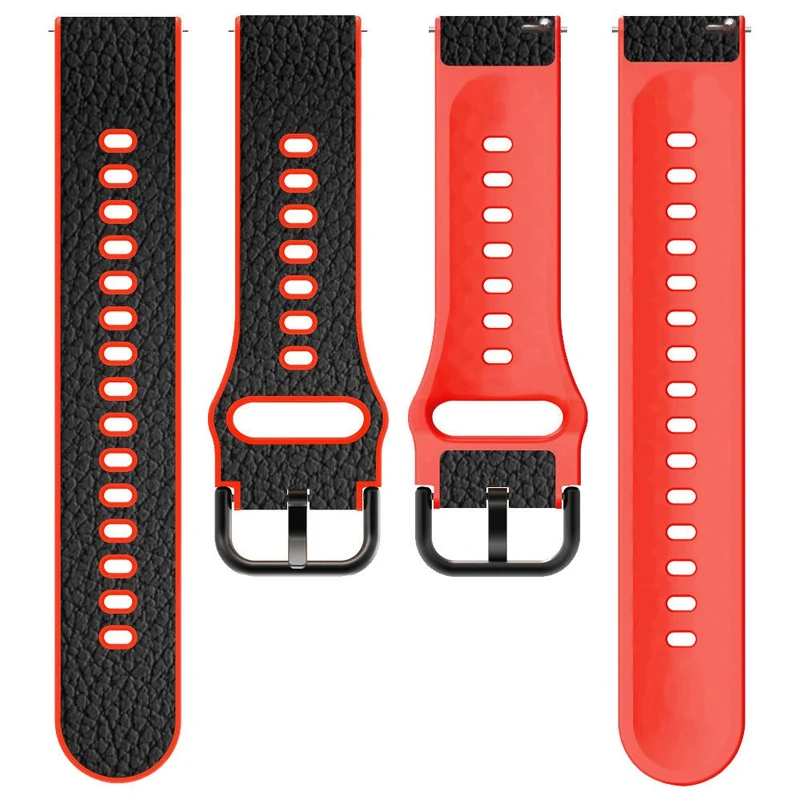 Super cool Universell Kunstleder und Silikon / TPU armband