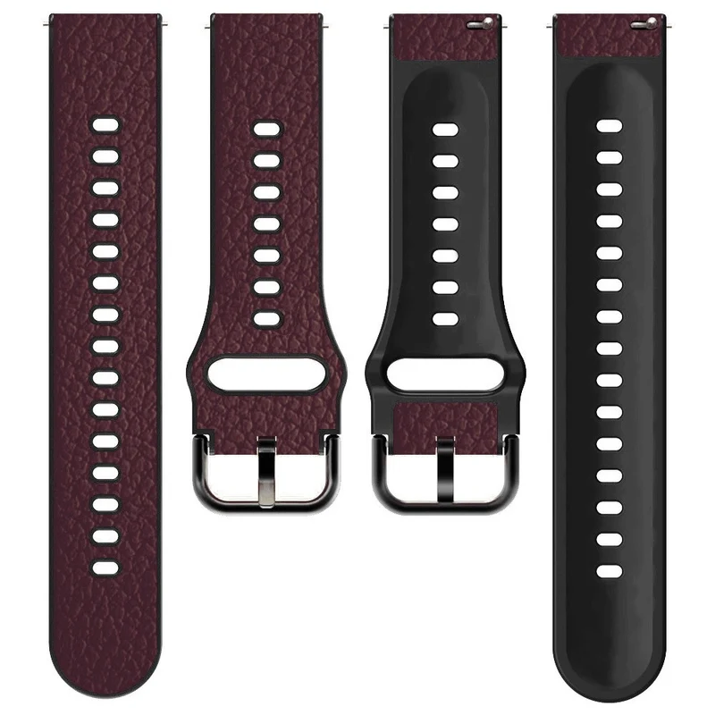 Super cool Universell Kunstleder und Silikon / TPU armband