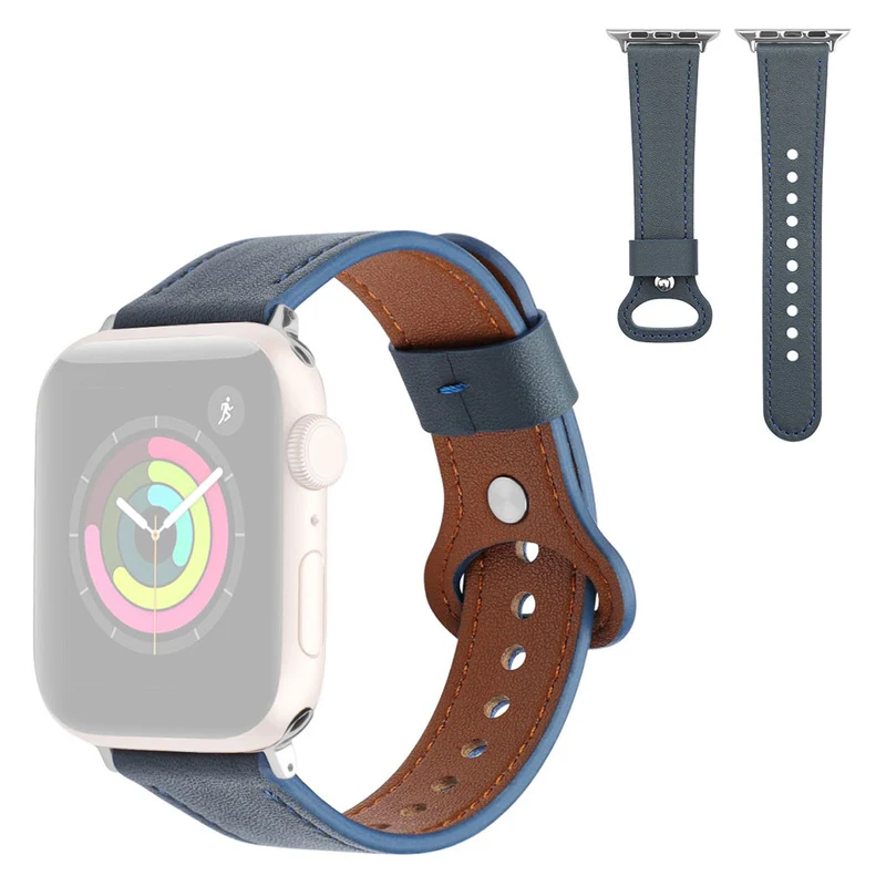Stilvoll Universell Apple Echtes Leder armband