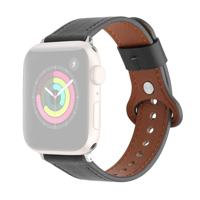 Stilvoll Universell Apple Echtes Leder armband