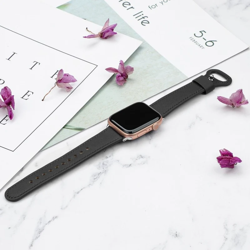 Stilvoll Universell Apple Echtes Leder armband