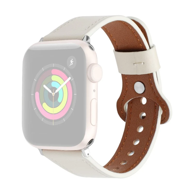 Stilvoll Universell Apple Echtes Leder armband