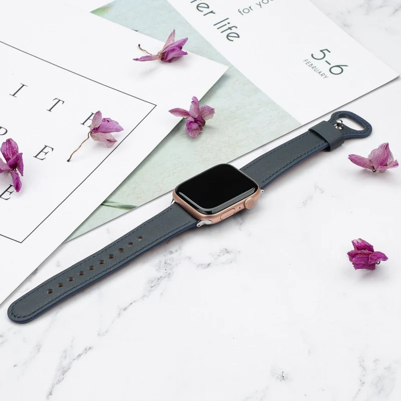 Stilvoll Universell Apple Echtes Leder armband