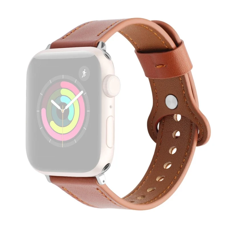 Stilvoll Universell Apple Echtes Leder armband