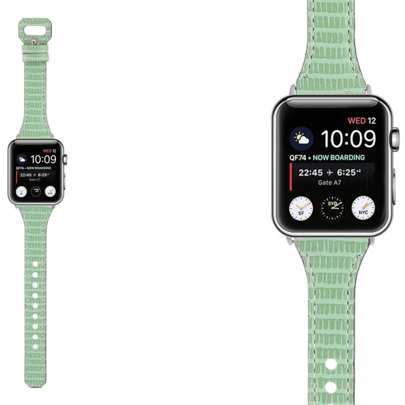 Absolut cool Universell Apple Echtes Leder armband