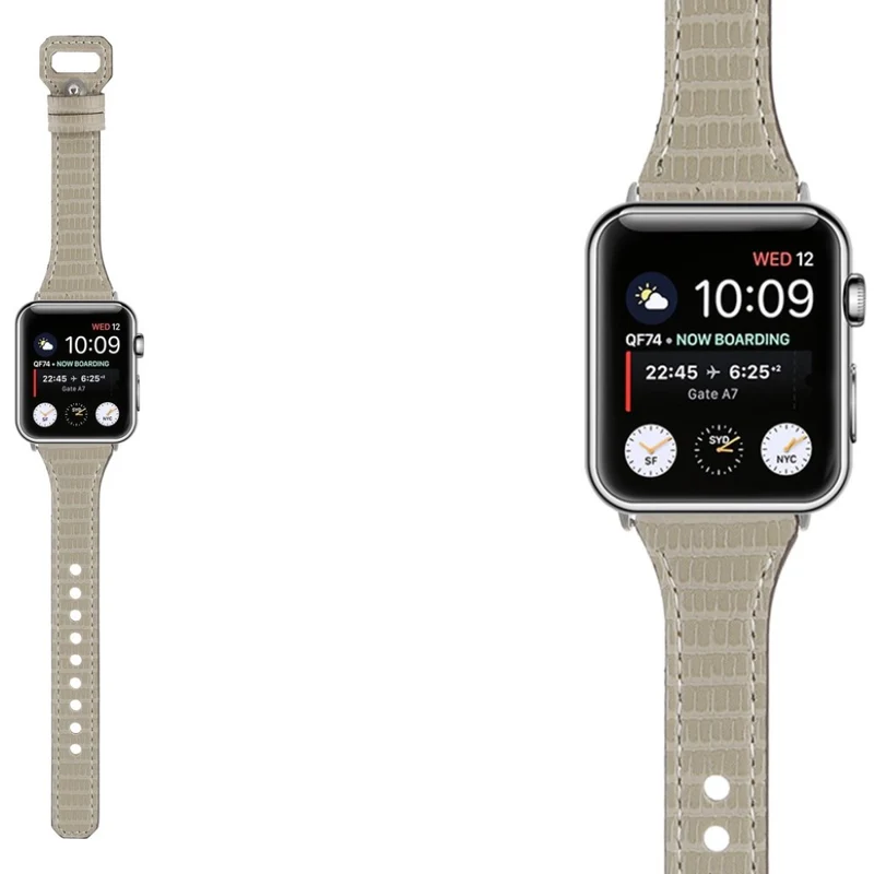 Absolut cool Universell Apple Echtes Leder armband