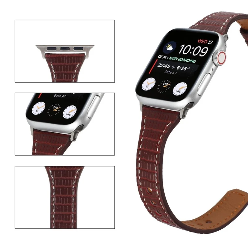 Absolut cool Universell Apple Echtes Leder armband