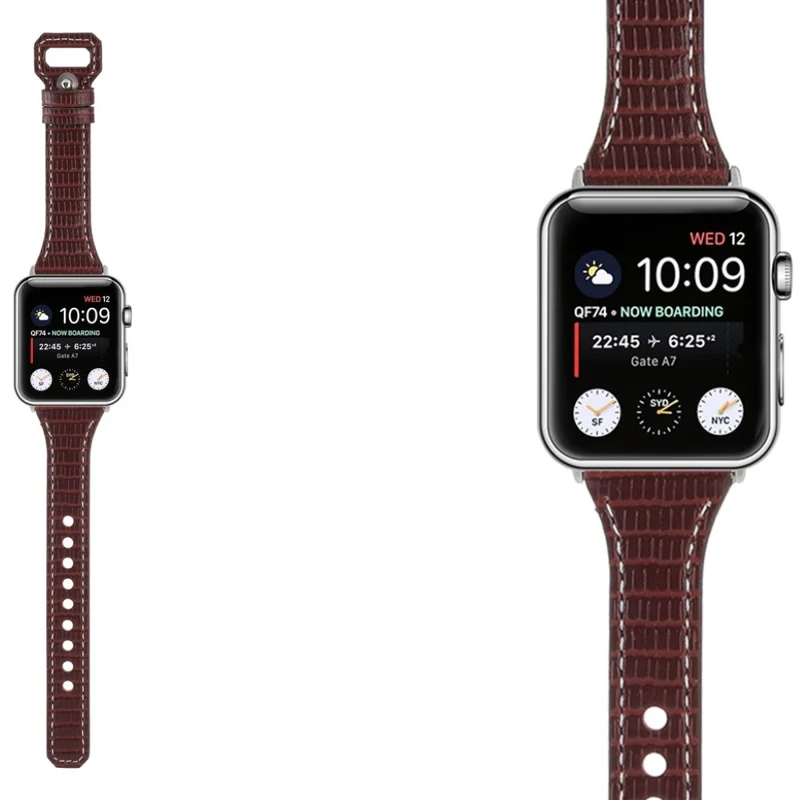 Absolut cool Universell Apple Echtes Leder armband