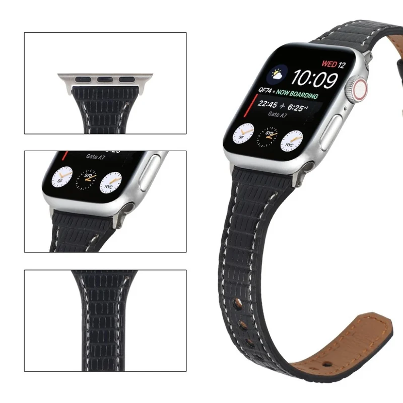 Absolut cool Universell Apple Echtes Leder armband