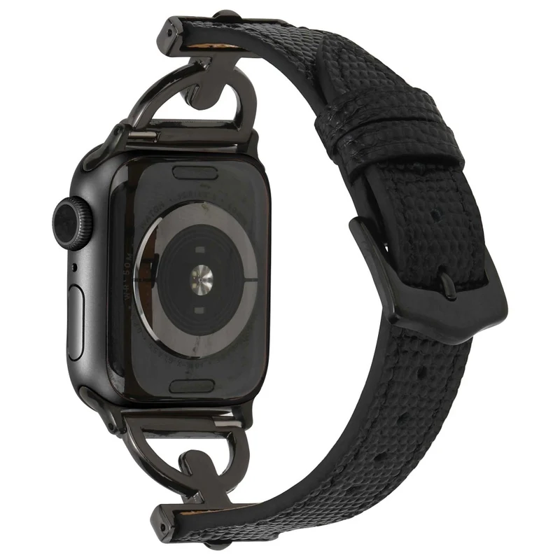 Apple Watch Series 7 45mm Metall und Kunstleder armband