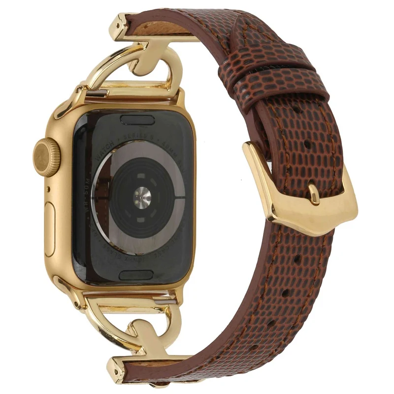 Apple Watch Series 7 45mm Metall und Kunstleder armband