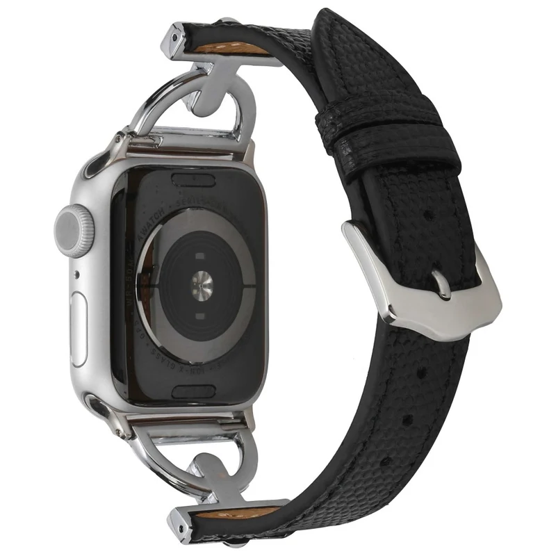 Apple Watch Series 7 45mm Metall und Kunstleder armband