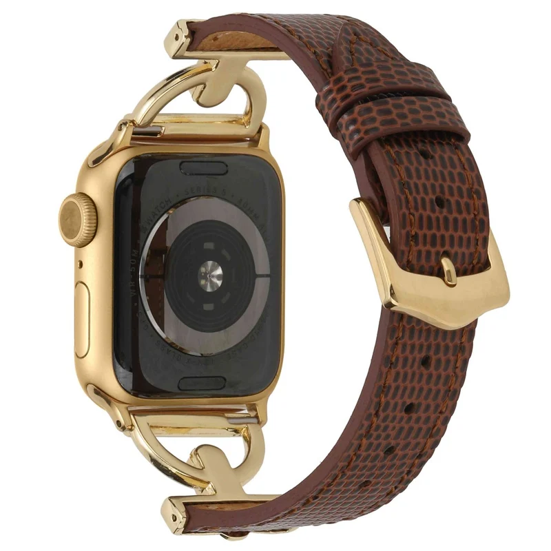 Apple Watch Series 7 45mm Metall und Kunstleder armband