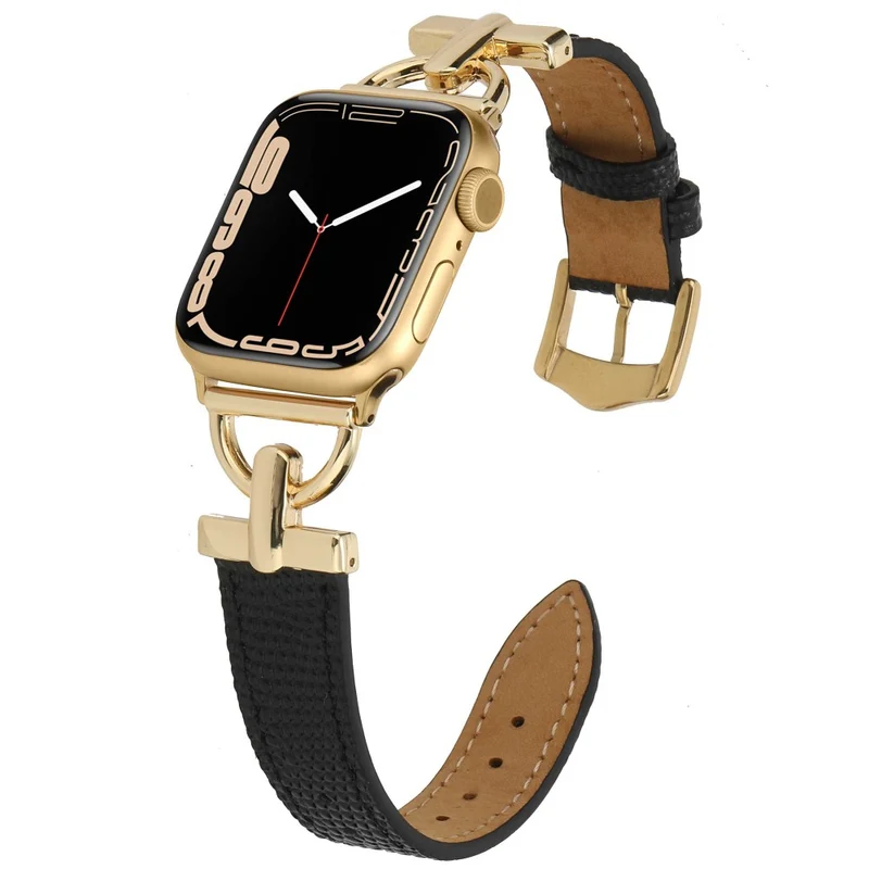 Apple Watch Series 7 45mm Metall und Kunstleder armband