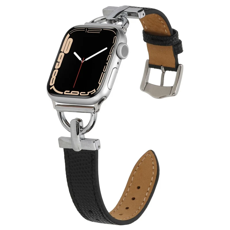 Apple Watch Series 7 45mm Metall und Kunstleder armband