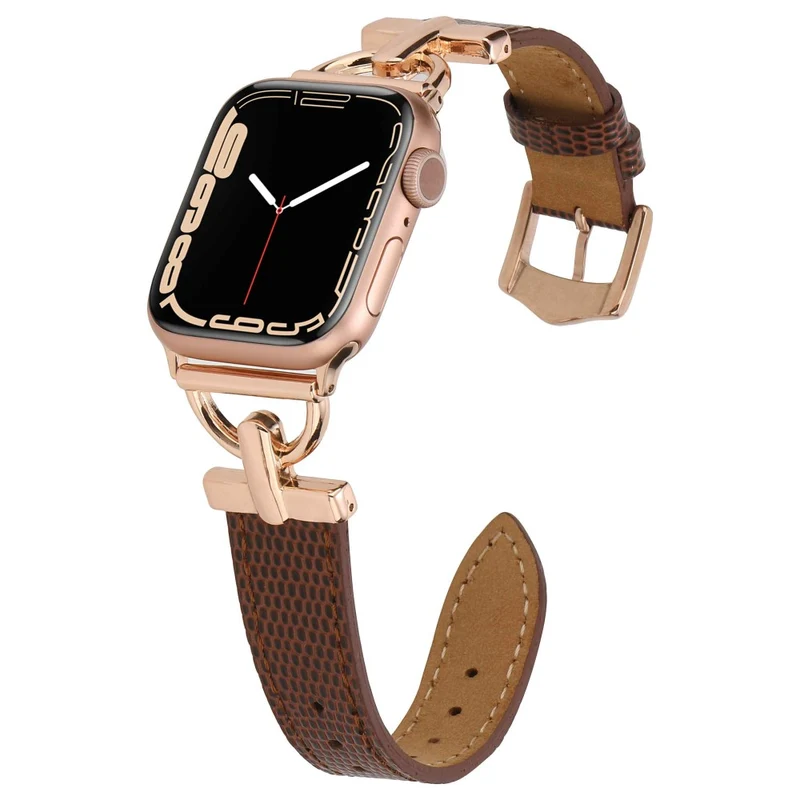 Apple Watch Series 7 45mm Metall und Kunstleder armband