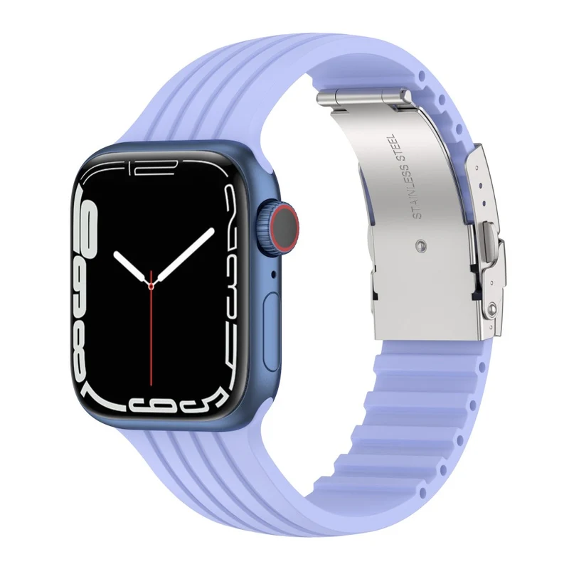 Stilvoll Apple Watch Series 7 45mm Silikon / TPU armband