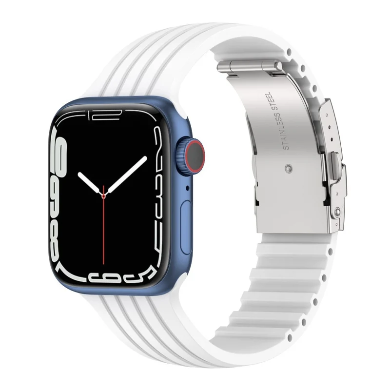 Stilvoll Apple Watch Series 7 45mm Silikon / TPU armband