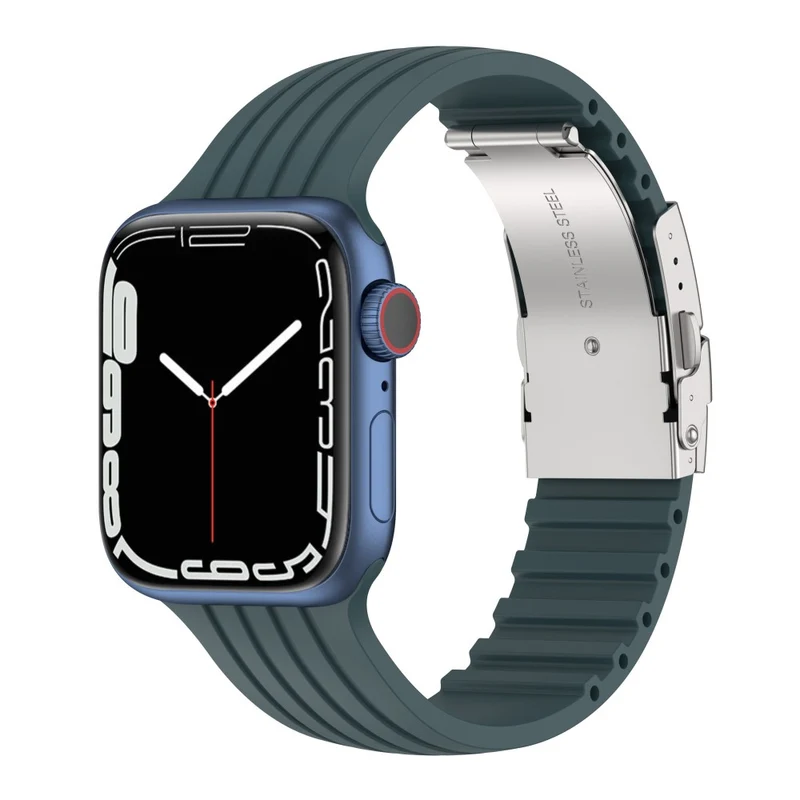 Stilvoll Apple Watch Series 7 45mm Silikon / TPU armband