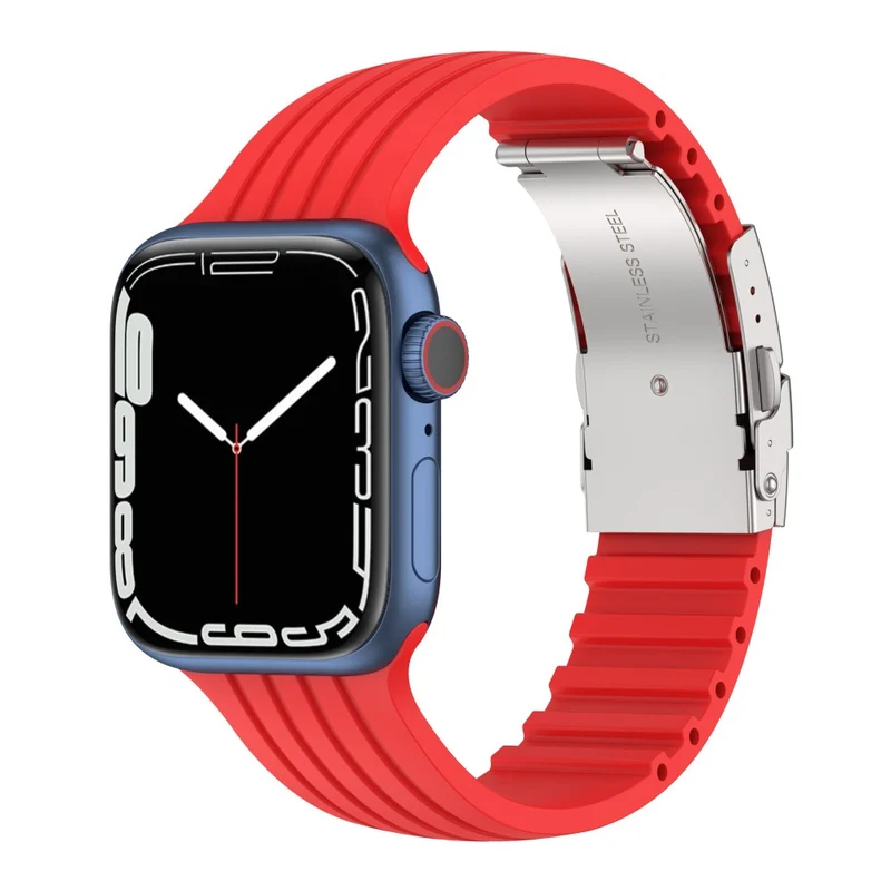 Stilvoll Apple Watch Series 7 45mm Silikon / TPU armband