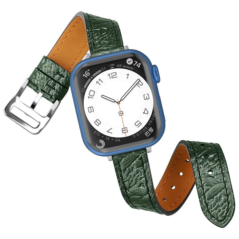 Mega bequem Apple Watch Series 7 45mm Echtes Leder armband