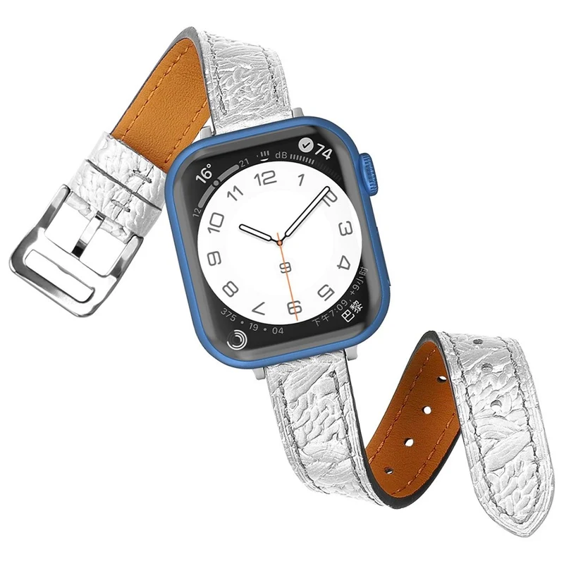Mega bequem Apple Watch Series 7 45mm Echtes Leder armband